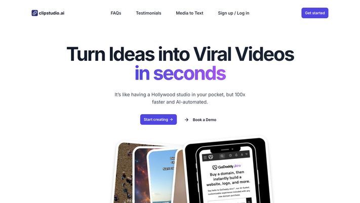 Clip Studio AI | Create High-Converting AI Video Ads