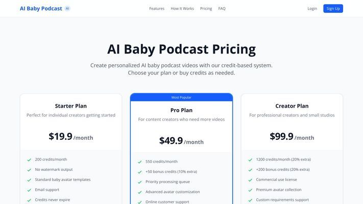 AI Baby Story Videos