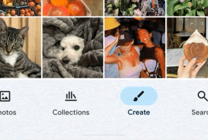 照片应用新增“创作”标签